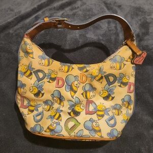 Dooney And Burke Bee Patterned Women's Bag
